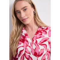 Street One Top Flower Off White