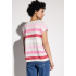 Street One Shirt Striped Glory Red