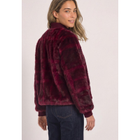 Street One Bomber Jas Checked Plum