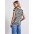 Street One Shirt Zebra Pine Grove Green