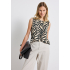 Street One Top Zebra Pine Grove Green