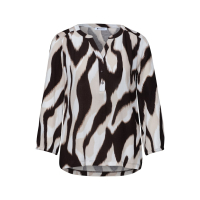 Street One Shirt Animal Espresso Brown