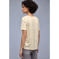 Street One T-Shirt Leo Light Terra Mocha