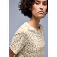 Street One T-Shirt Leo Light Terra Mocha