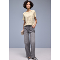 Street One T-Shirt Leo Light Terra Mocha