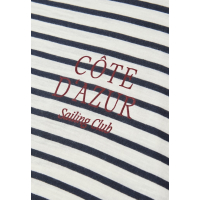 Street One Shirt Striped Shadowed Navy