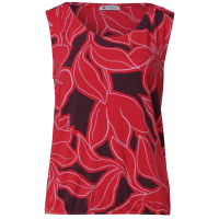 Street One Top Flower Salsa Red