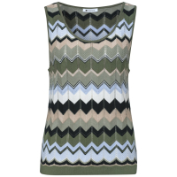 Street One Top Zig Zag Deep Bound Green
