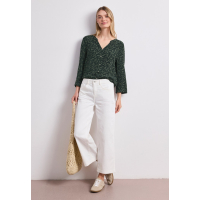 Street One Blouse Deep Bound Green