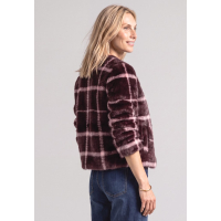 Street One Jasje Checked Rustic Rouge