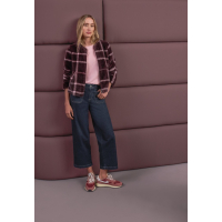 Street One Jasje Checked Rustic Rouge