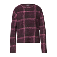 Street One Shirt Checked Rustic Rouge