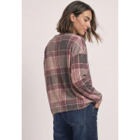 Street One Shirt Checked Sanded Amber