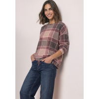 Street One Shirt Checked Sanded Amber