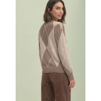 Street One Trui Argyle Sanded Amber