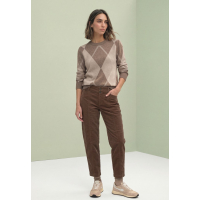 Street One Trui Argyle Sanded Amber