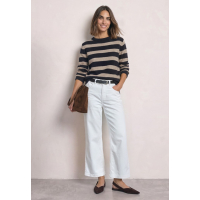 Street One Sweater Striped Indigo Night