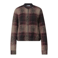 Street One Vest Checked Black Coffee