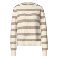 Street One Sweater Striped Pure Beige