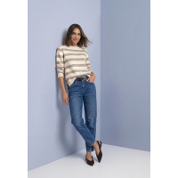 Street One Sweater Striped Pure Beige