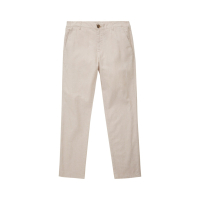 Tom Tailor Chino Linnen Caramel Beige Chambray
