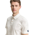Tom Tailor Polo Shirt Palm Tree Off White