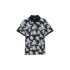 Tom Tailor Polo Shirt Palm Tree Navy Blue