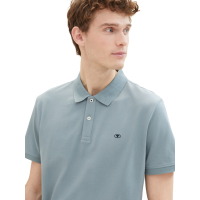 Tom Tailor Polo Shirt Grey Mint