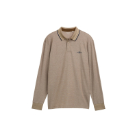 Tom Tailor Longsleeve Polo Shirt Cashew Beige
