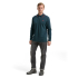 Tom Tailor Longsleeve Polo Shirt Navy Jasper Green