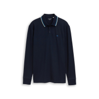 Tom Tailor Longsleeve Polo Shirt Sky Captain Blue