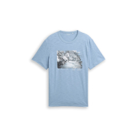 Tom Tailor T-Shirt Mountain Spring Blue