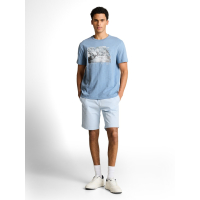 Tom Tailor T-Shirt Mountain Spring Blue