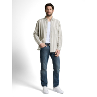 Tom Tailor Shirt Striped Green White