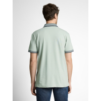 Tom Tailor Polo Shirt Soft Greyish Green