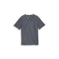 Tom Tailor T-Shirt Serafino Navy White