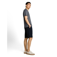 Tom Tailor T-Shirt Serafino Navy White