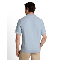 Tom Tailor Polo Shirt Light Blue Grey