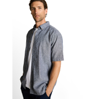 Tom Tailor Shirt Linnen Navy