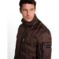 Tom Tailor Hybrid Jacket Java Dark Brown