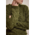 Tramontana Jumper Hairy Yarn Moss