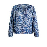 Yest Blouse Top Carmen Warm Grey Multi