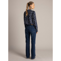 Yest Blouse Ussia Dark Blue Multi
