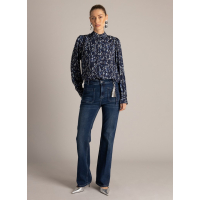 Yest Blouse Ussia Dark Blue Multi