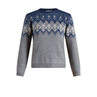 Yest Trui Ulinda Dark Blue Mid Grey