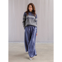 Yest Trui Ulinda Dark Blue Mid Grey