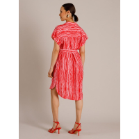 Yest Jurk Manar Hot Red