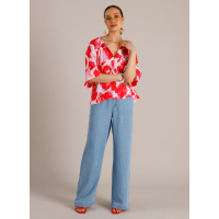 Yest Blouse Top Mylene Bright Pink