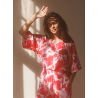 Yest Blouse Top Mylene Bright Pink