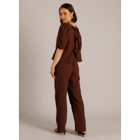 Yest Broek Mirka Coffee Brown